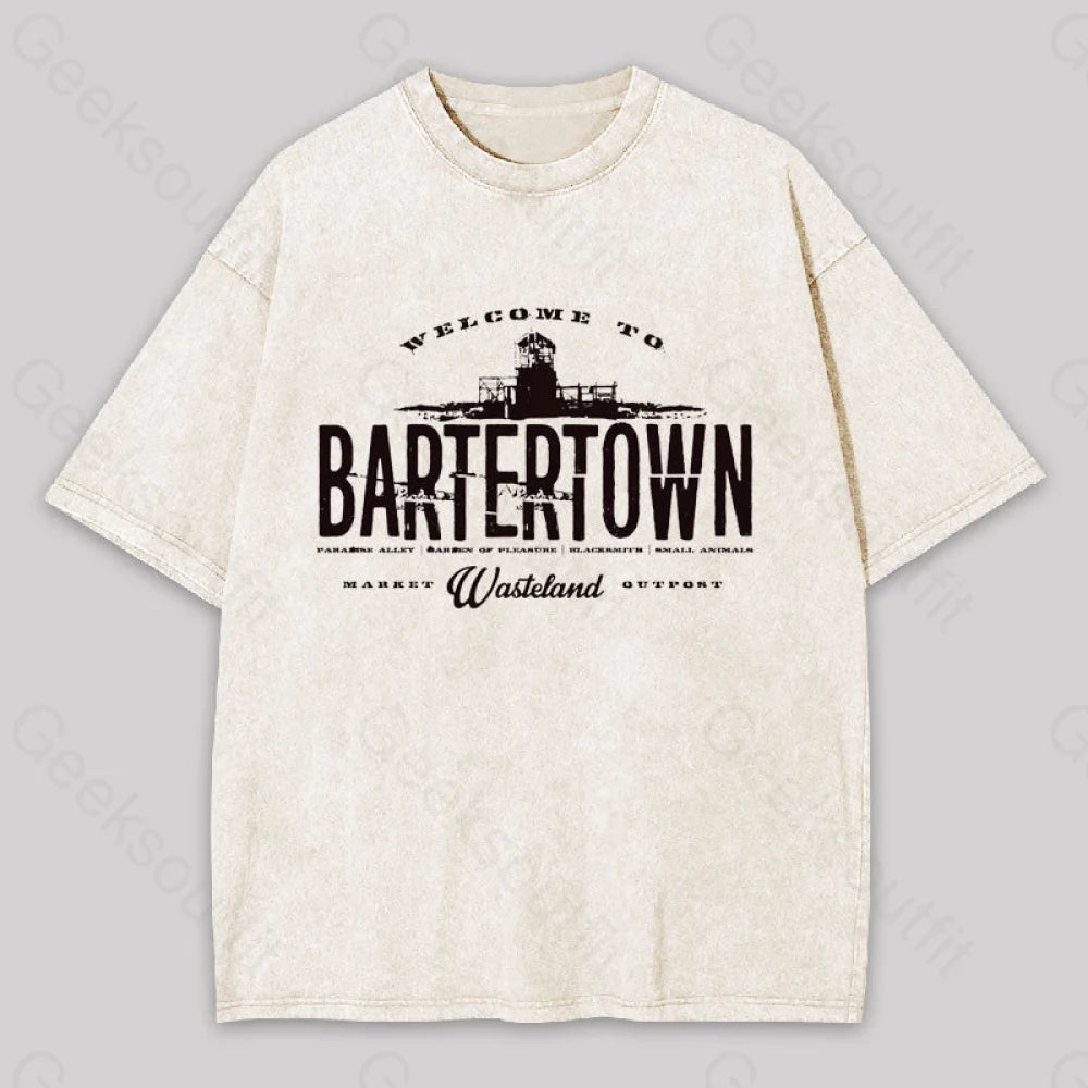 Mad Max Bartertown Geek Washed T-Shirt Apricot / S