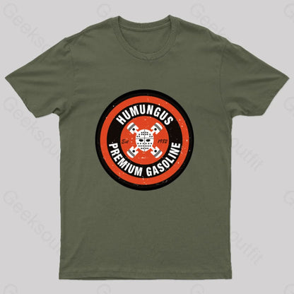 Mad Max Humungus Premium Gasoline T-Shirt Army Green / S