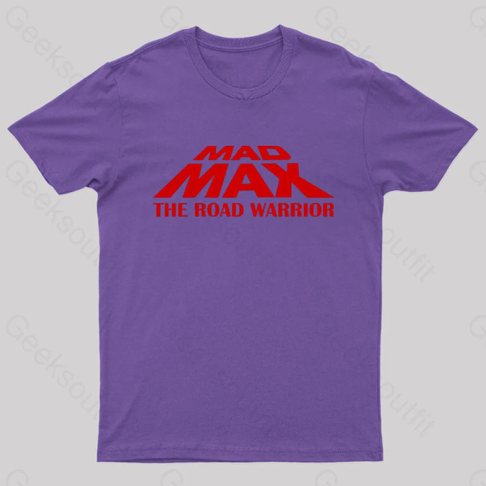 Mad Max The Road Warrior Geek T-Shirt Purple / S