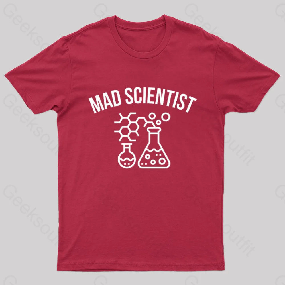 Mad Scientist T-Shirt Red / S