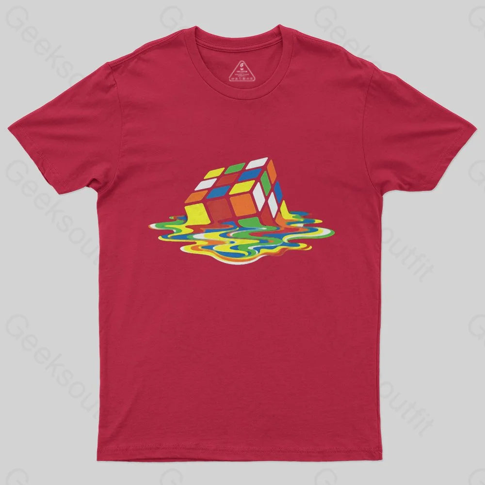 Magic Cube Colourful T-Shirt - Geeksoutfit