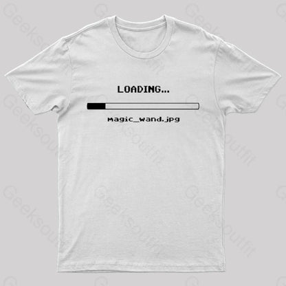 Magic: Loading Geek T-Shirt White / S