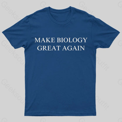 Make Biology Great Again Nerd T-Shirt