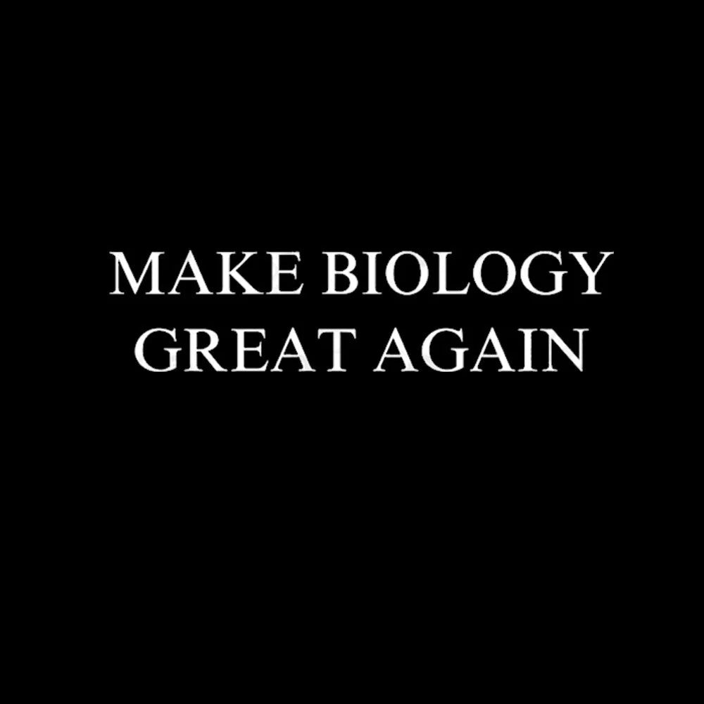 Make Biology Great Again Nerd T-Shirt