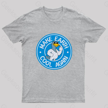 Make Earth Coo’l Again T-Shirt Grey / S