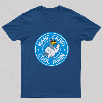 Make Earth Coo’l Again T-Shirt Navy / S