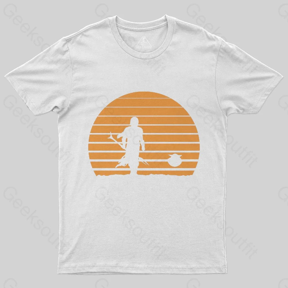 MANDALORIAN SUNSET T-Shirt - Geeksoutfit