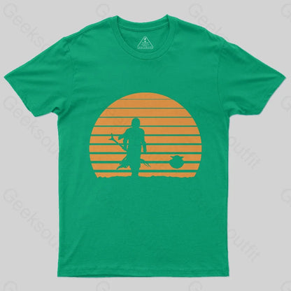 MANDALORIAN SUNSET T-Shirt - Geeksoutfit