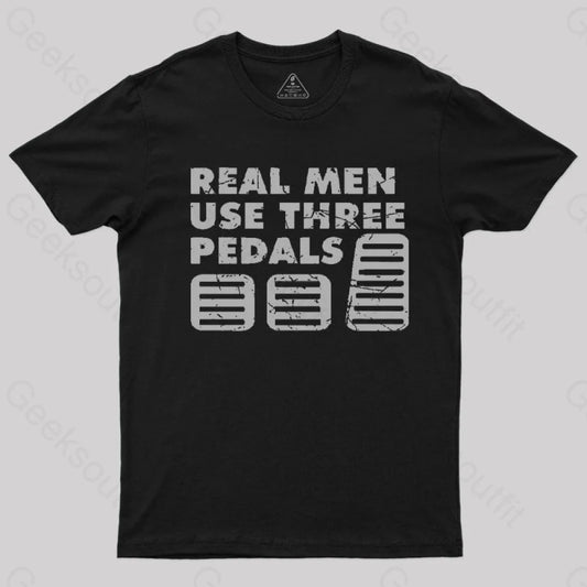 Manual Transmission Sayings T-Shirt Black / S