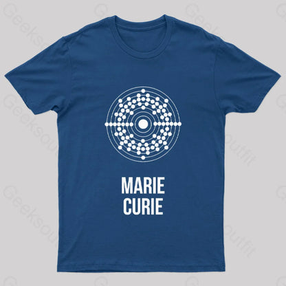 Marie Curie Geek T-Shirt Navy / S