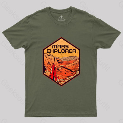 Mars Explorer T-Shirt Army Green / S