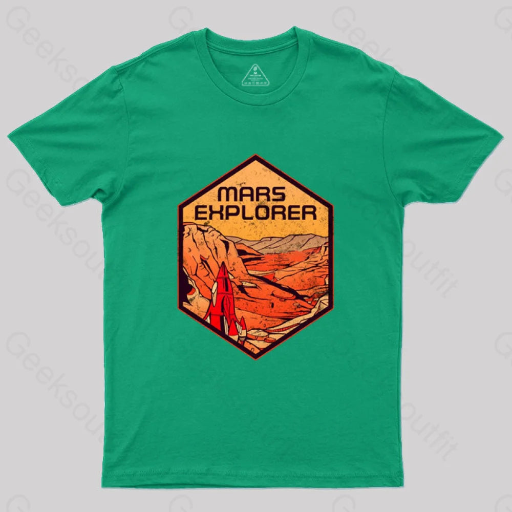 Mars Explorer T-Shirt Green / S