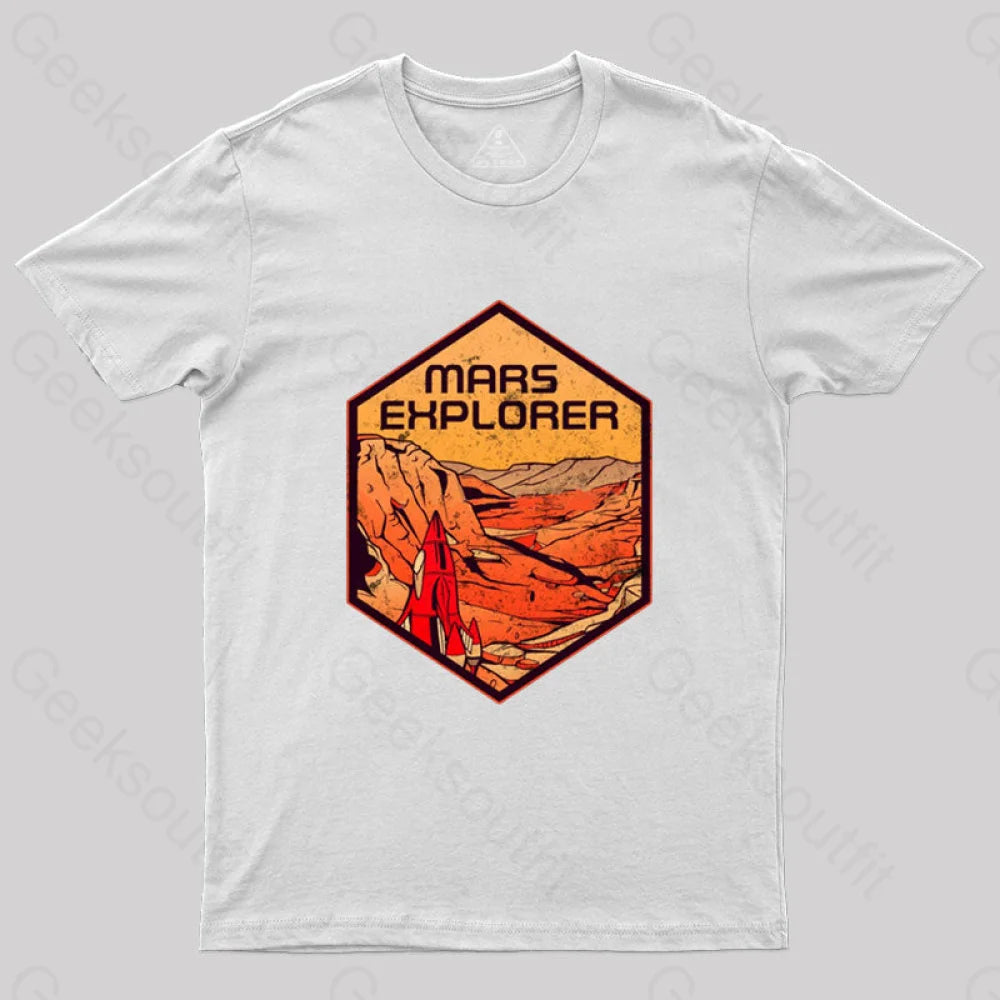 Mars Explorer T-Shirt White / S