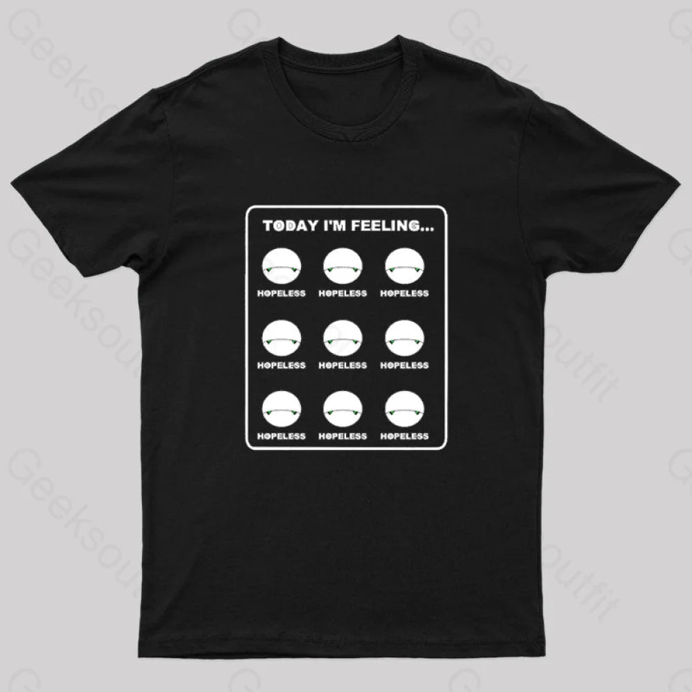 Marvin Mood Nerd T-Shirt Black / S