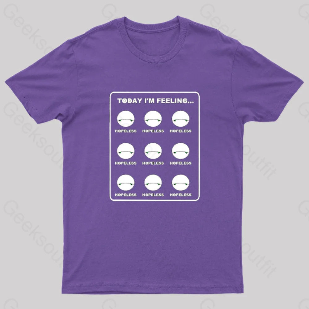 Marvin Mood Nerd T-Shirt Purple / S