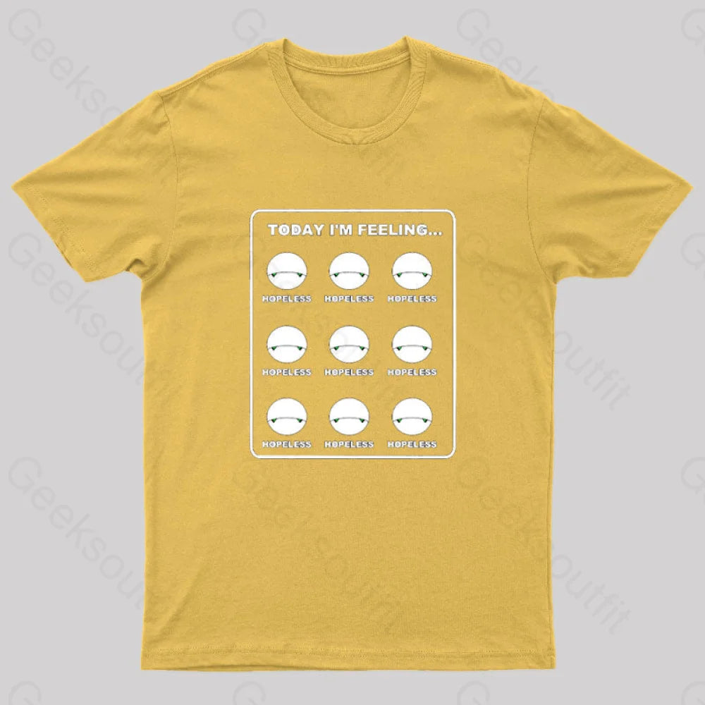 Marvin Mood Nerd T-Shirt Yellow / S