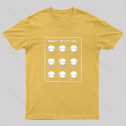 Marvin Mood Nerd T-Shirt Yellow / S