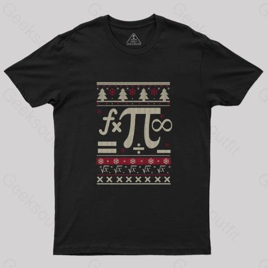 Math Christmas T-Shirt Black / S