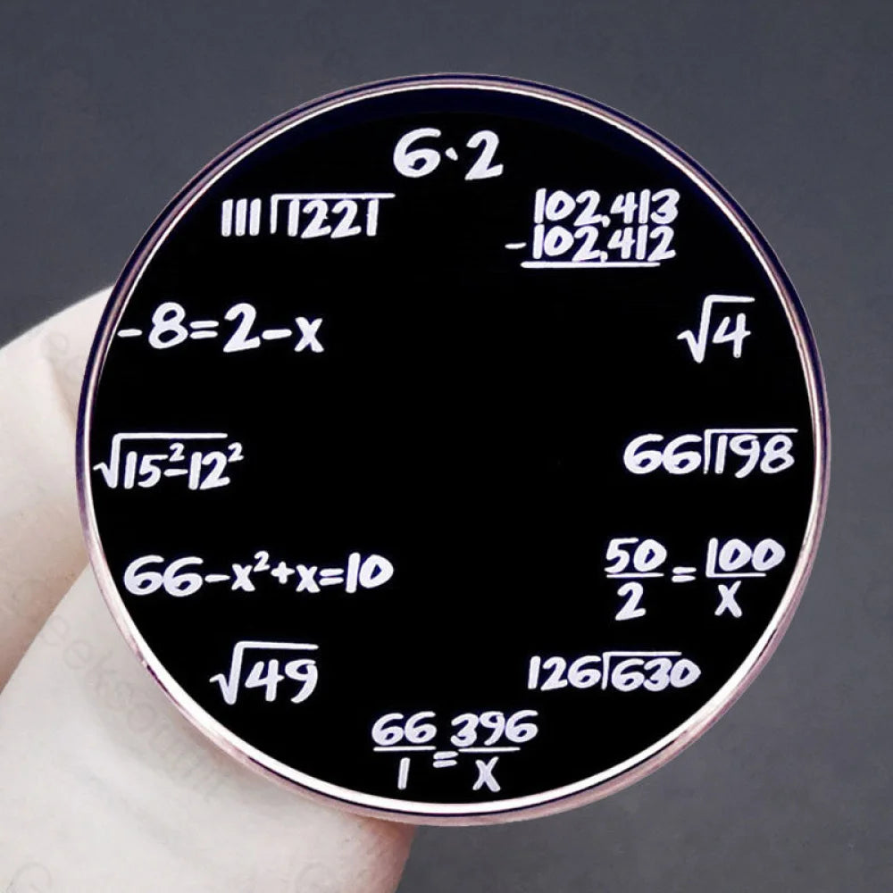 Math Formula Pins