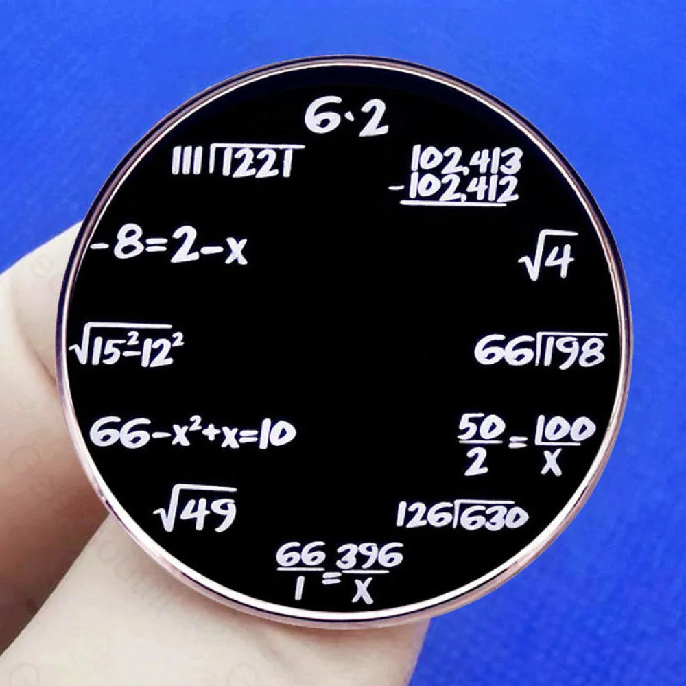 Math Formula Pins