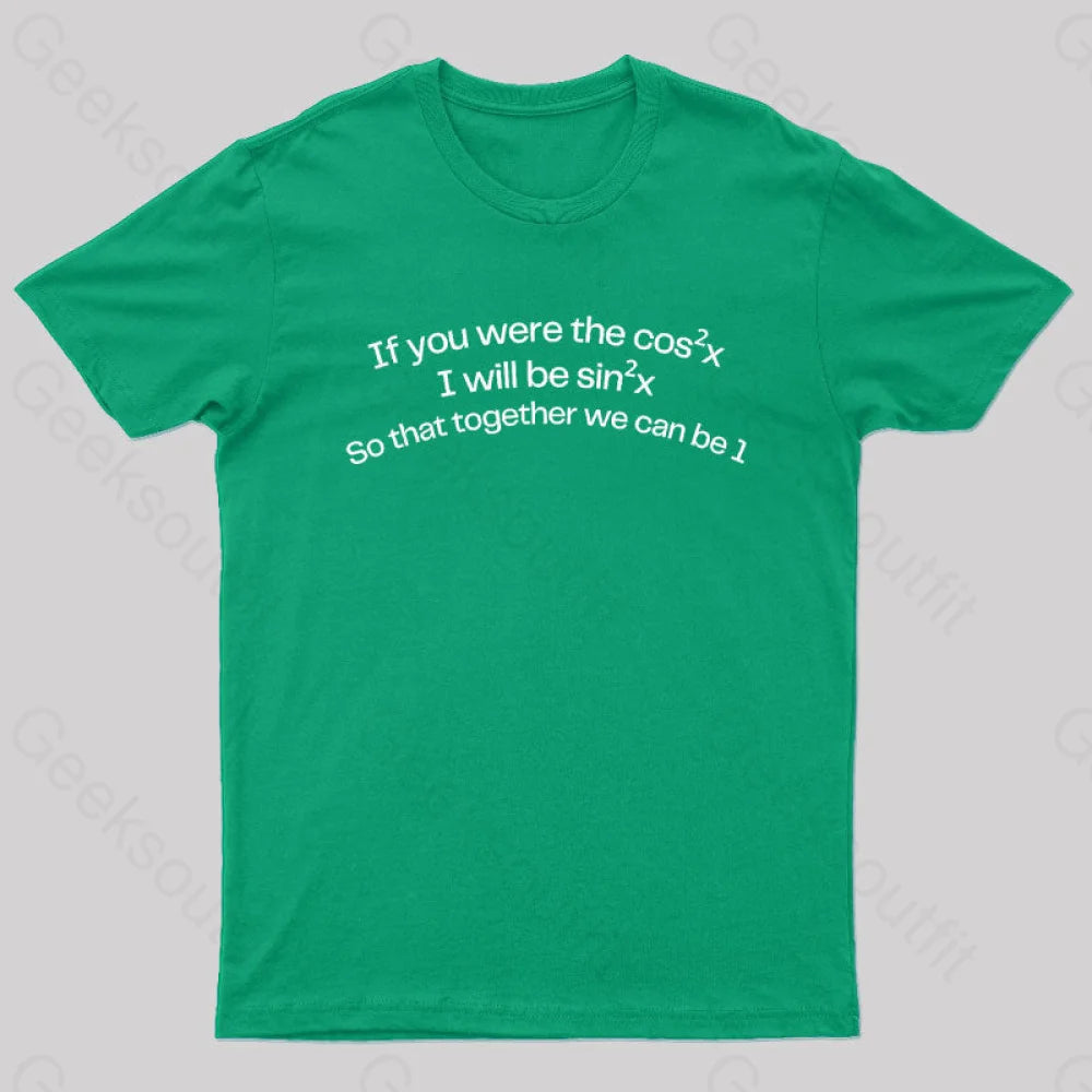 Math Humor Nerd T-Shirt Green / S