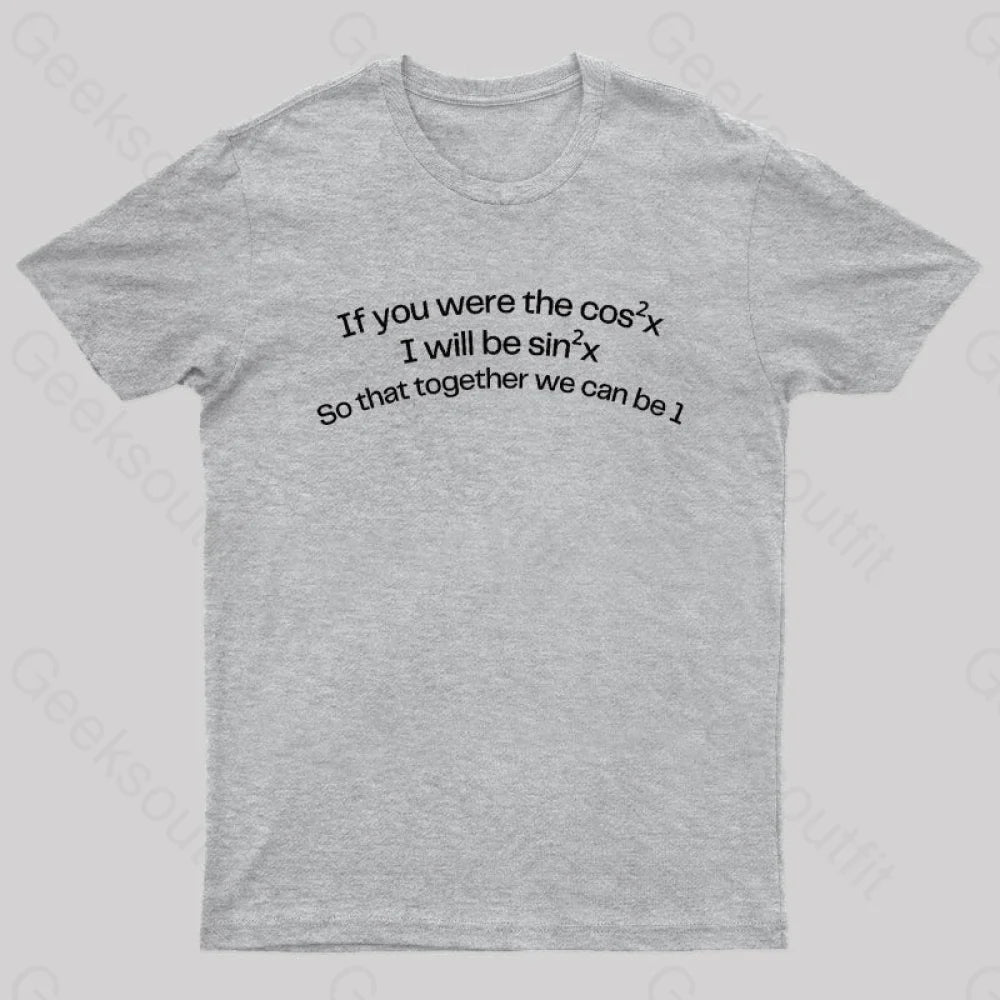 Math Humor Nerd T-Shirt Grey / S