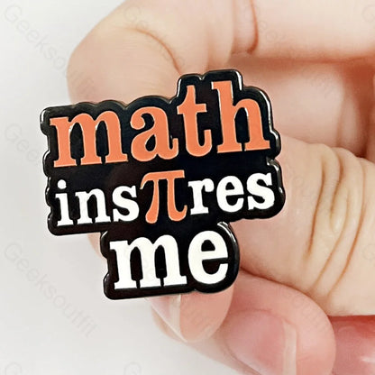 Math Inspires Me Pins