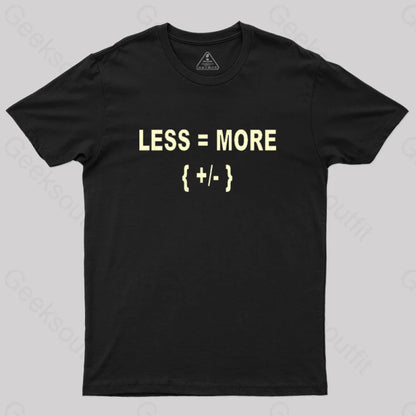 Math Is Hard Or At Least To Hear T-Shirt Black / S