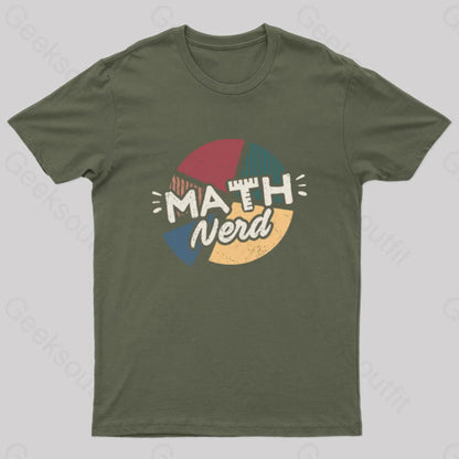 Math Rules Geek T-Shirt Army Green / S