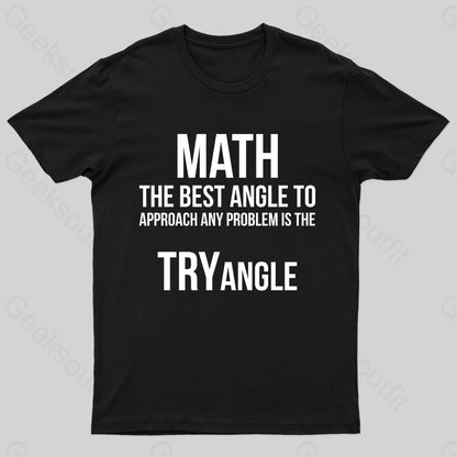 Math Tryangle Nerd T-Shirt Black / S