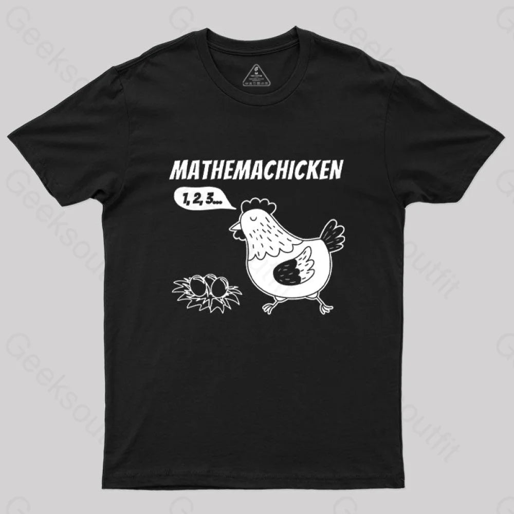 Mathemachicken T-Shirt Black / S