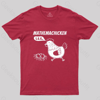 Mathemachicken T-Shirt Red / S