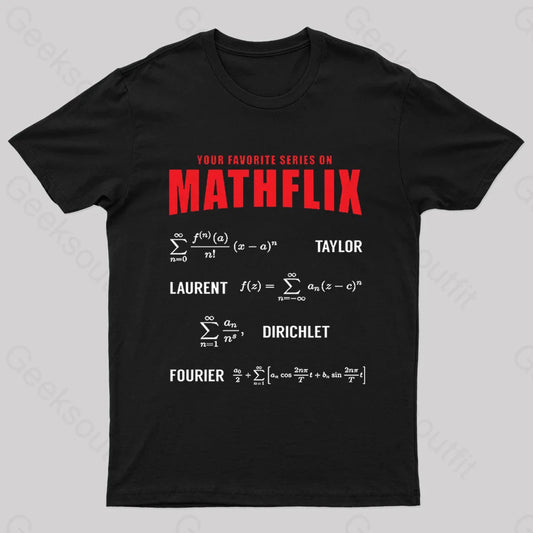 Mathflix Nerd T-Shirt Black / S