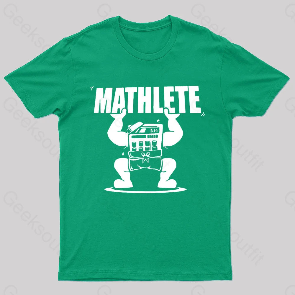 Mathlete Geek T-Shirt Green / S