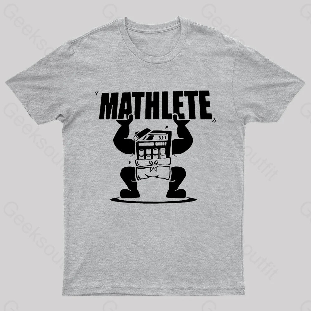 Mathlete Geek T-Shirt Grey / S