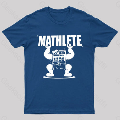 Mathlete Geek T-Shirt Navy / S