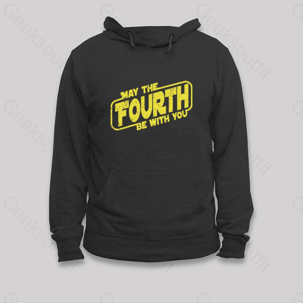 May The Fourth Be With You Hoodie Black / S