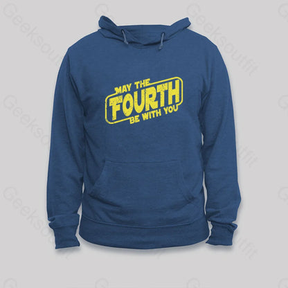 May The Fourth Be With You Hoodie Dark Blue / S