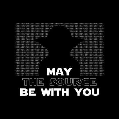 May The Source Be With You Nerd T-Shirt