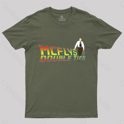 Mcfly’s Double Ties T-Shirt Army Green / S