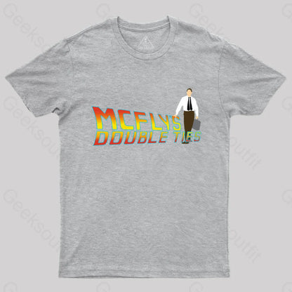 Mcfly’s Double Ties T-Shirt Grey / S