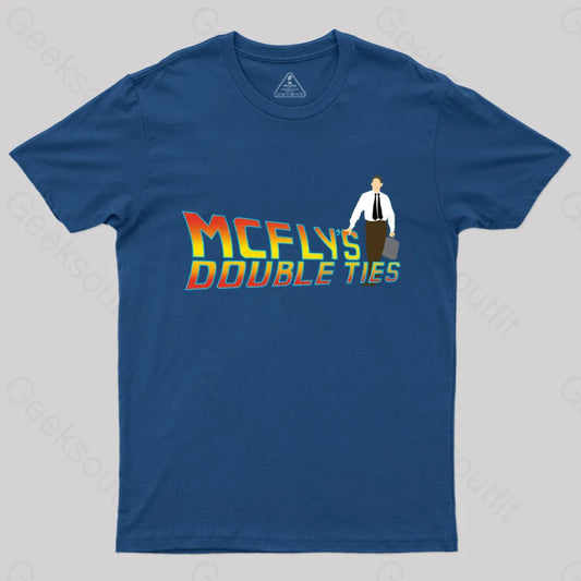 Mcfly’s Double Ties T-Shirt Navy / S