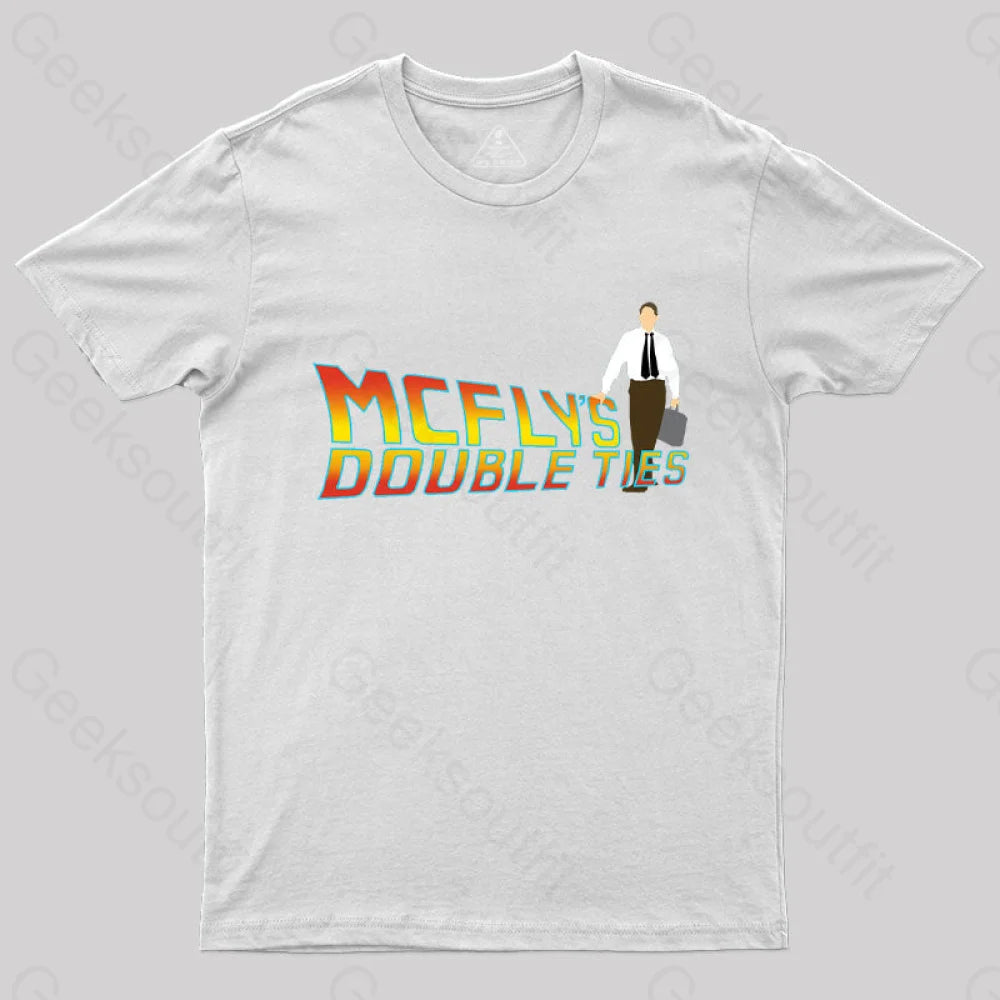 Mcfly’s Double Ties T-Shirt White / S