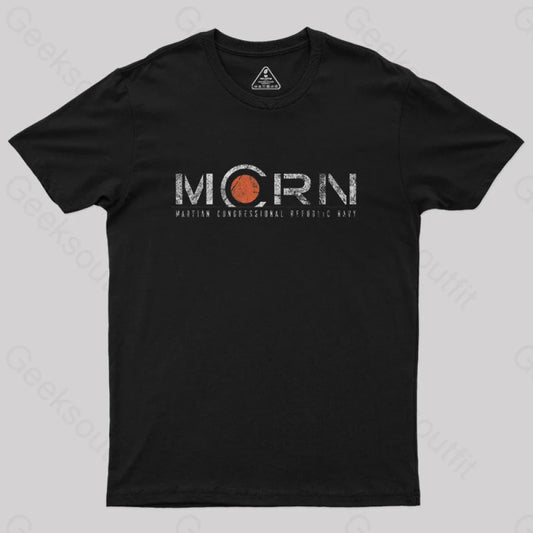 Mcrn - Martian Congressional Republic Geek T-Shirt Black / S