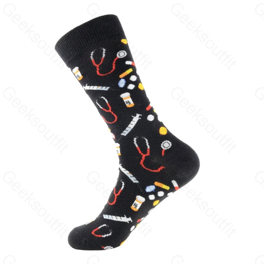 Medical Devices Men's Crew Socks - Geeksoutfit