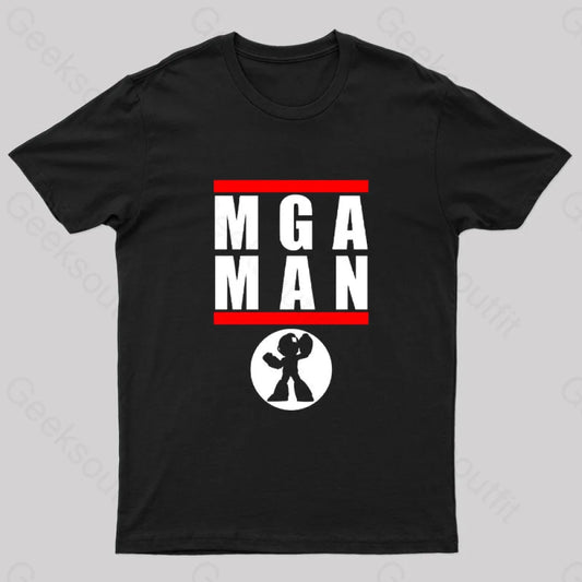 Mega Man Nerd T-Shirt Black / S