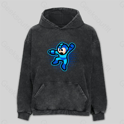 Megaman Washed Hoodie M