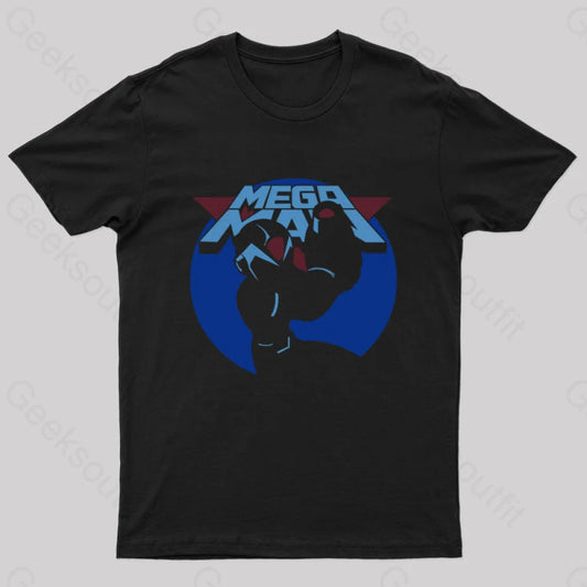 Megaman - X Geek T-Shirt Black / S