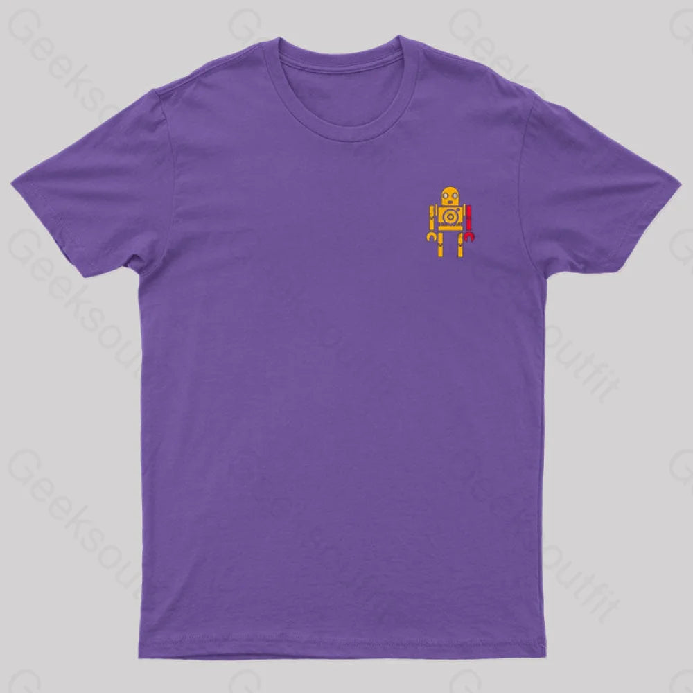 Metal Legends Series 01 Geek T-Shirt Purple / S