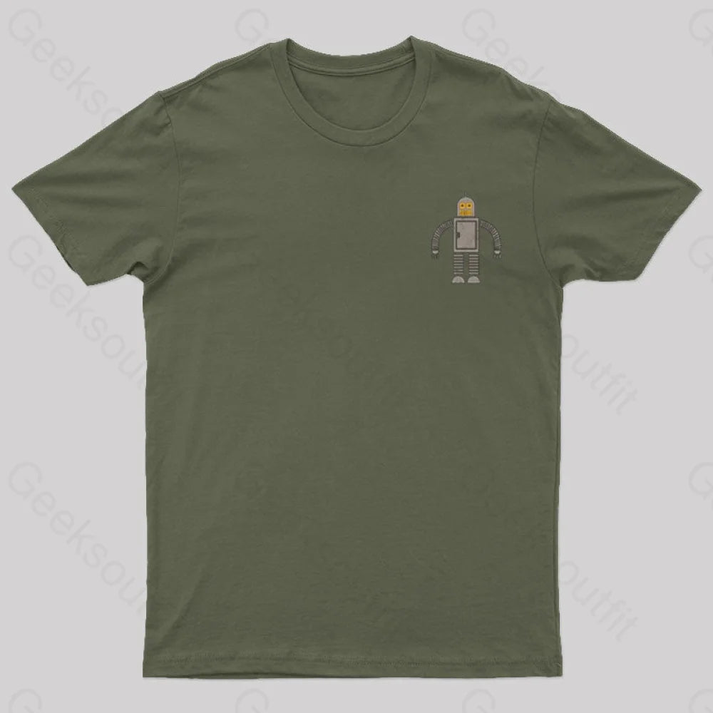 Metal Legends Series 07 Nerd T-Shirt Army Green / S